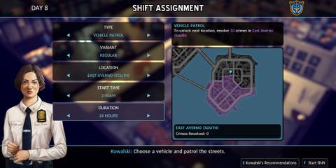 Shift Customization - The Precinct