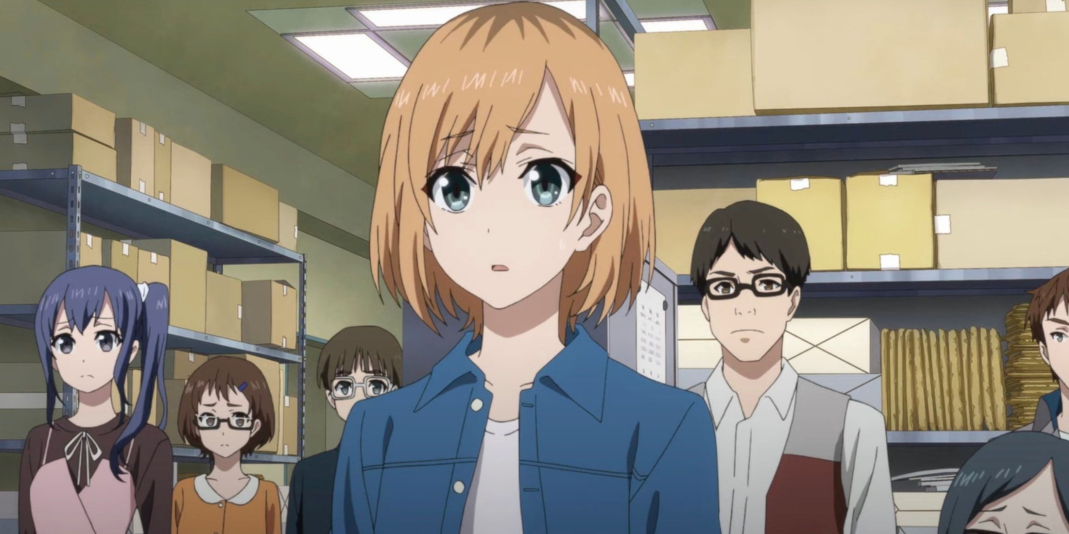 picture: scene from shirobako, an anime about making anime.