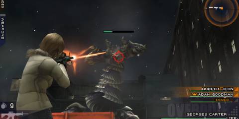 Shooting at a boss in The 3rd Birthday