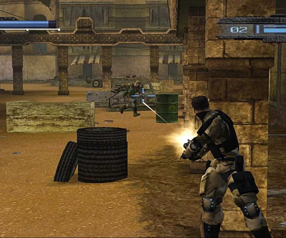Shooting at enemies in Kill Switch