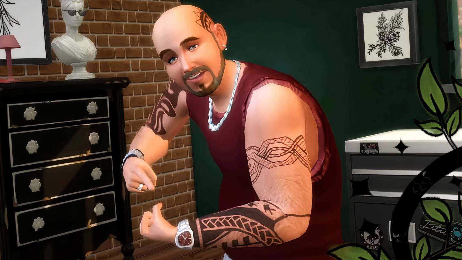 Sims 4 fan shares Bella Goth tattoo