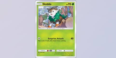 Skiddo Genetic Apex In Pokemon TCG Pocket