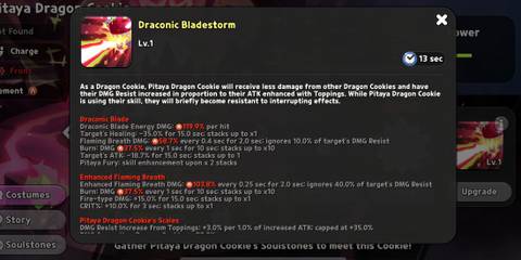 skills and abilities of pitaya dragon cookie in cookie run kingdom