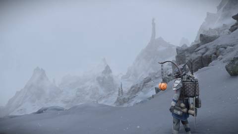 skyrim warrior mountain