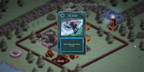 Soldier card in nine kings