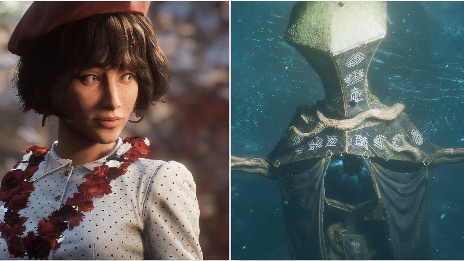 Sophie and a monser in Clair Obscur Expedition 33