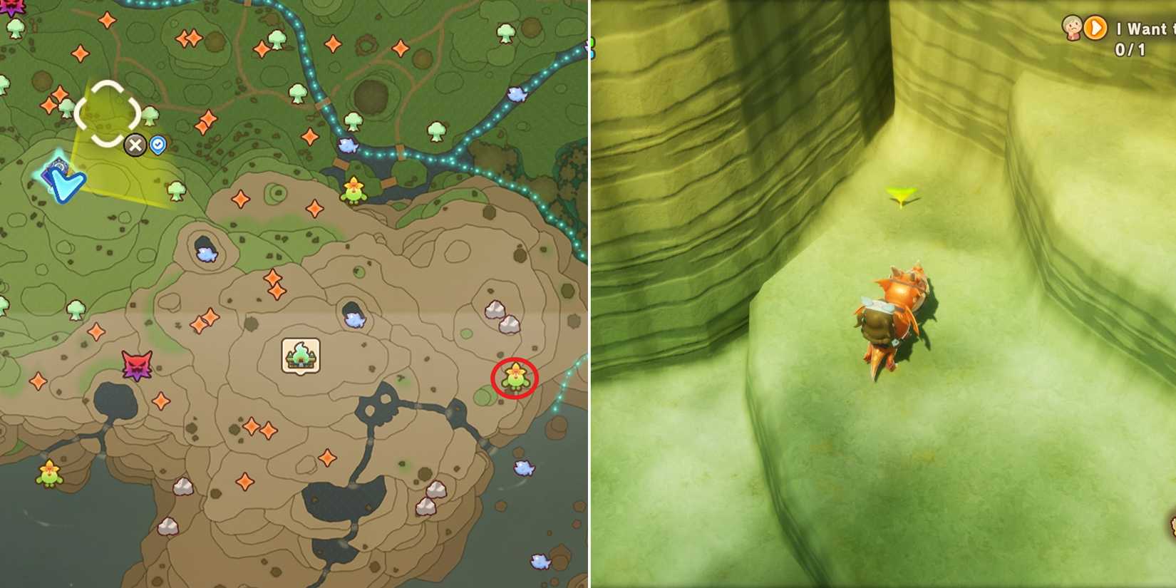 south greatgut plains leafe 2 location in fanatsy life i