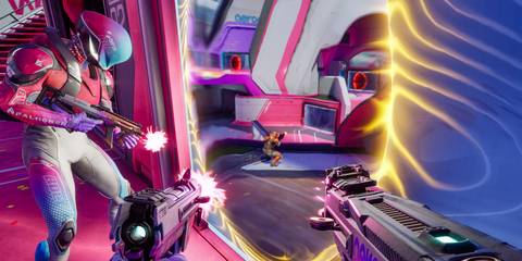 splitgate 2 shooting at enemy through portal