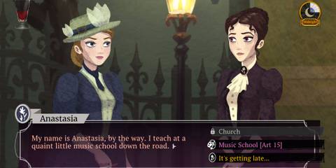 Talking with Anastasia in Cabernet