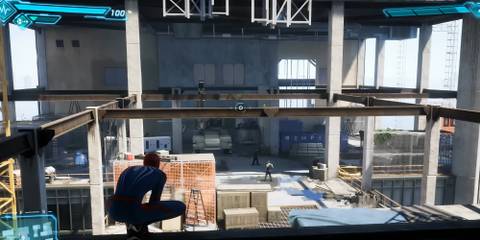 spider-man stalking enemies in marvel's spider-man