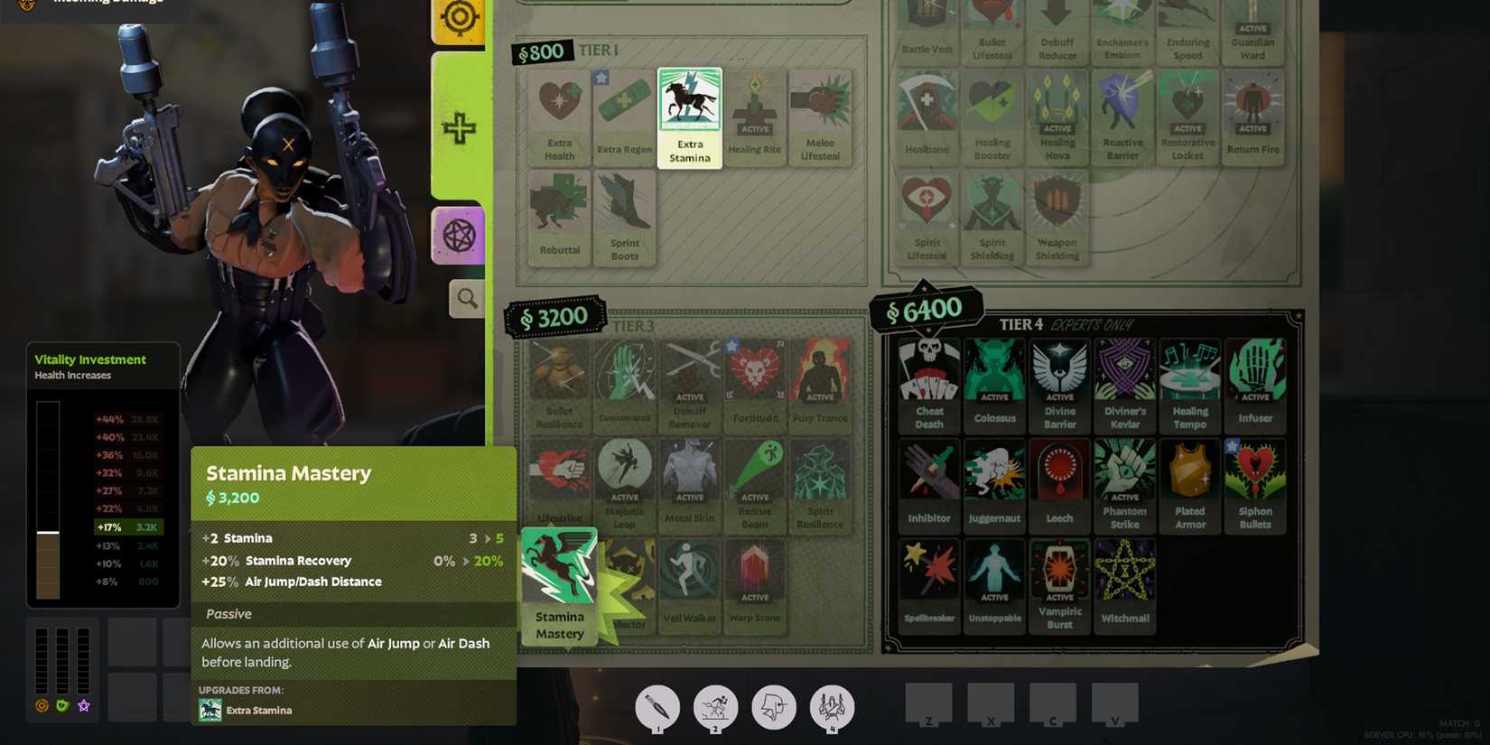 Stamina Mastery - Deadlock