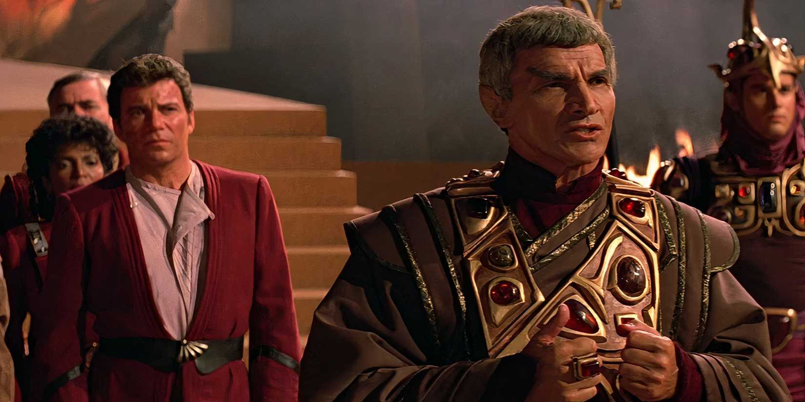 Star Trek III The Search For Spock Sarek Kirk and crew