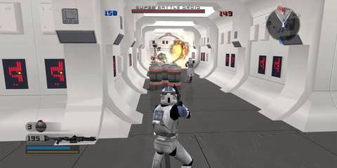 Clone Trooper on the Corellian Corvette in Star Wars: Battlefront 2 (2005)