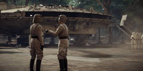 Star Wars Battlefront 2 the empire wins.