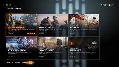 STAR WARS Battlefront 2 Galactic Republic mode