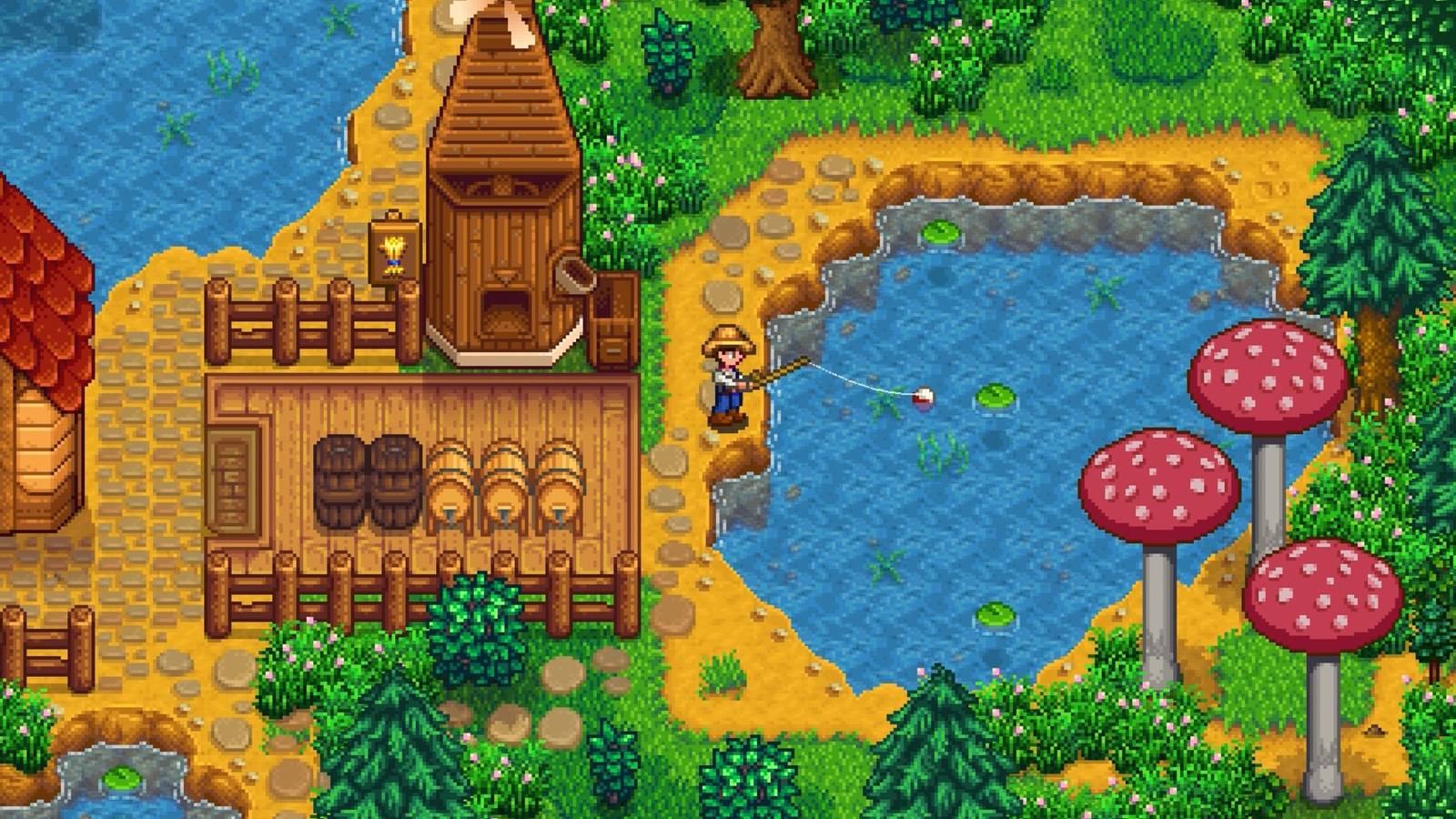Stardew Valley creator fishing comments