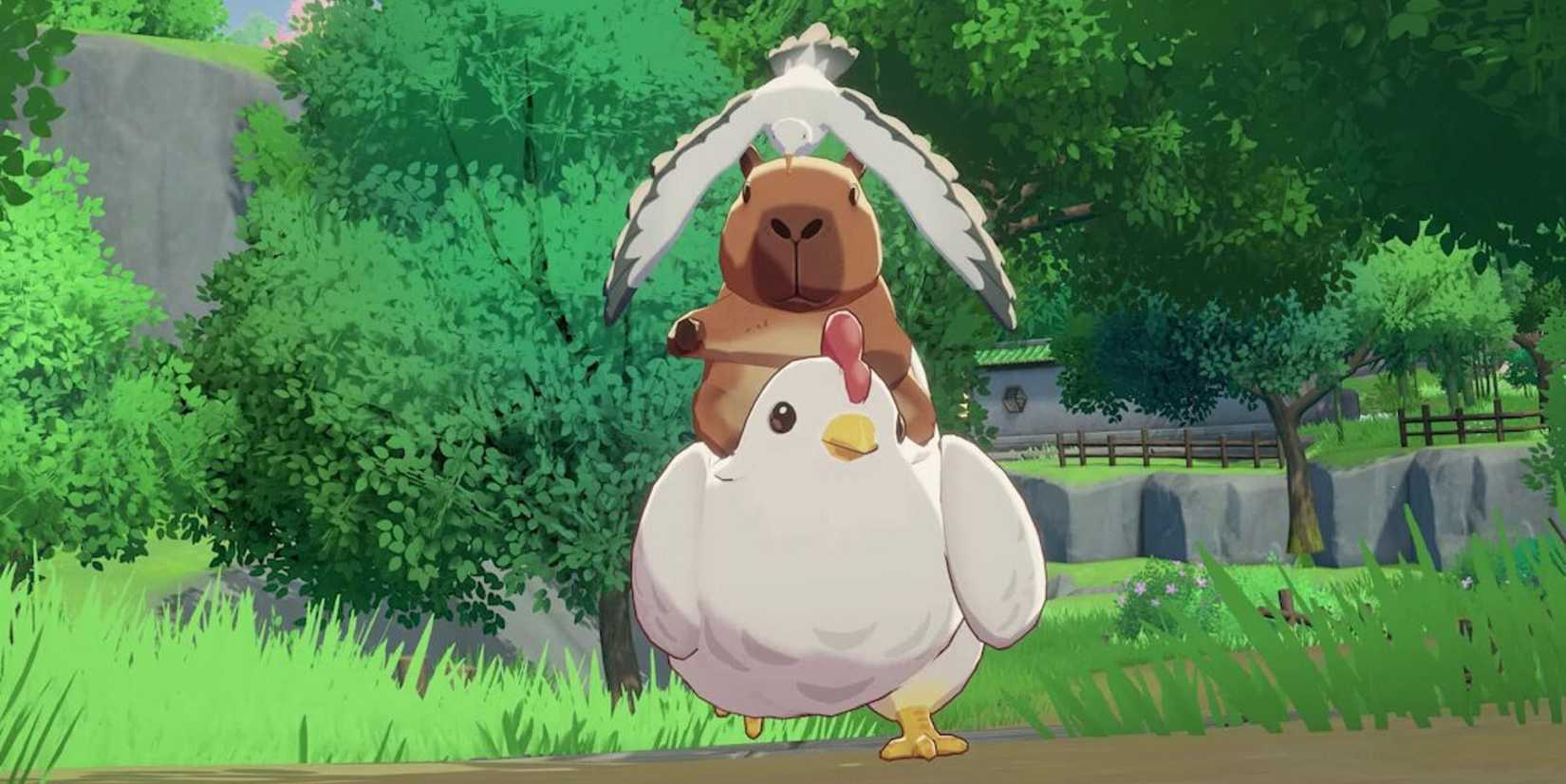 starsand-island-capybara-riding-chicken