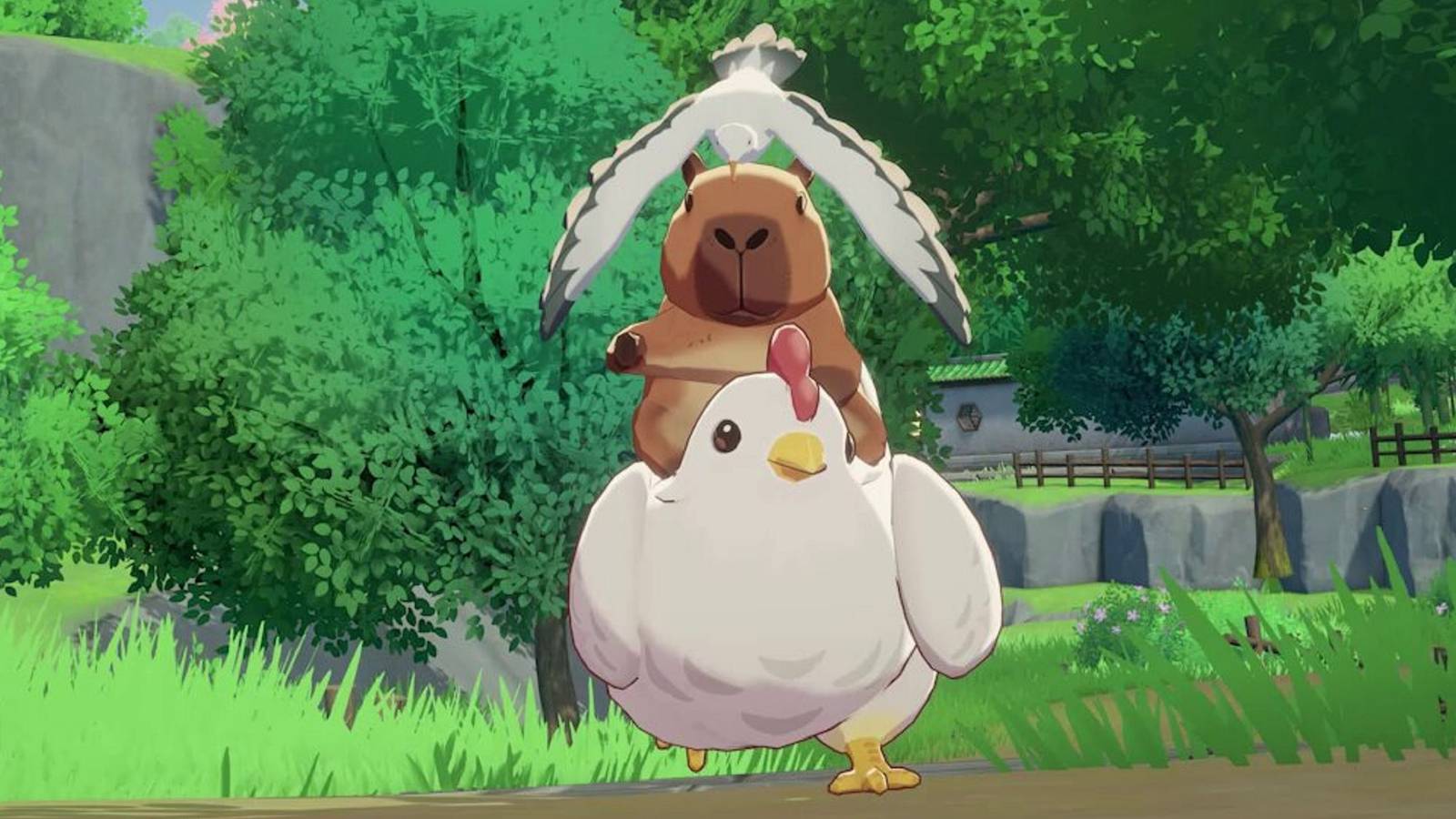 starsand-island-capybara-riding-chicken