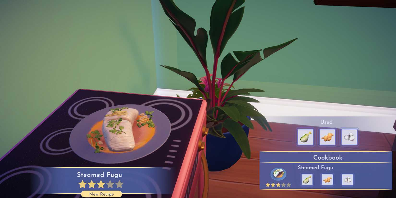 steamed fugu in ddv disney dreamlight valley