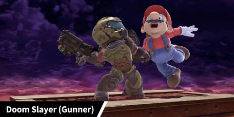 super smash bros doom slayer skin
