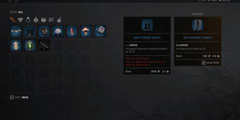 swiftstride boots in tainted grail the fall of avalon