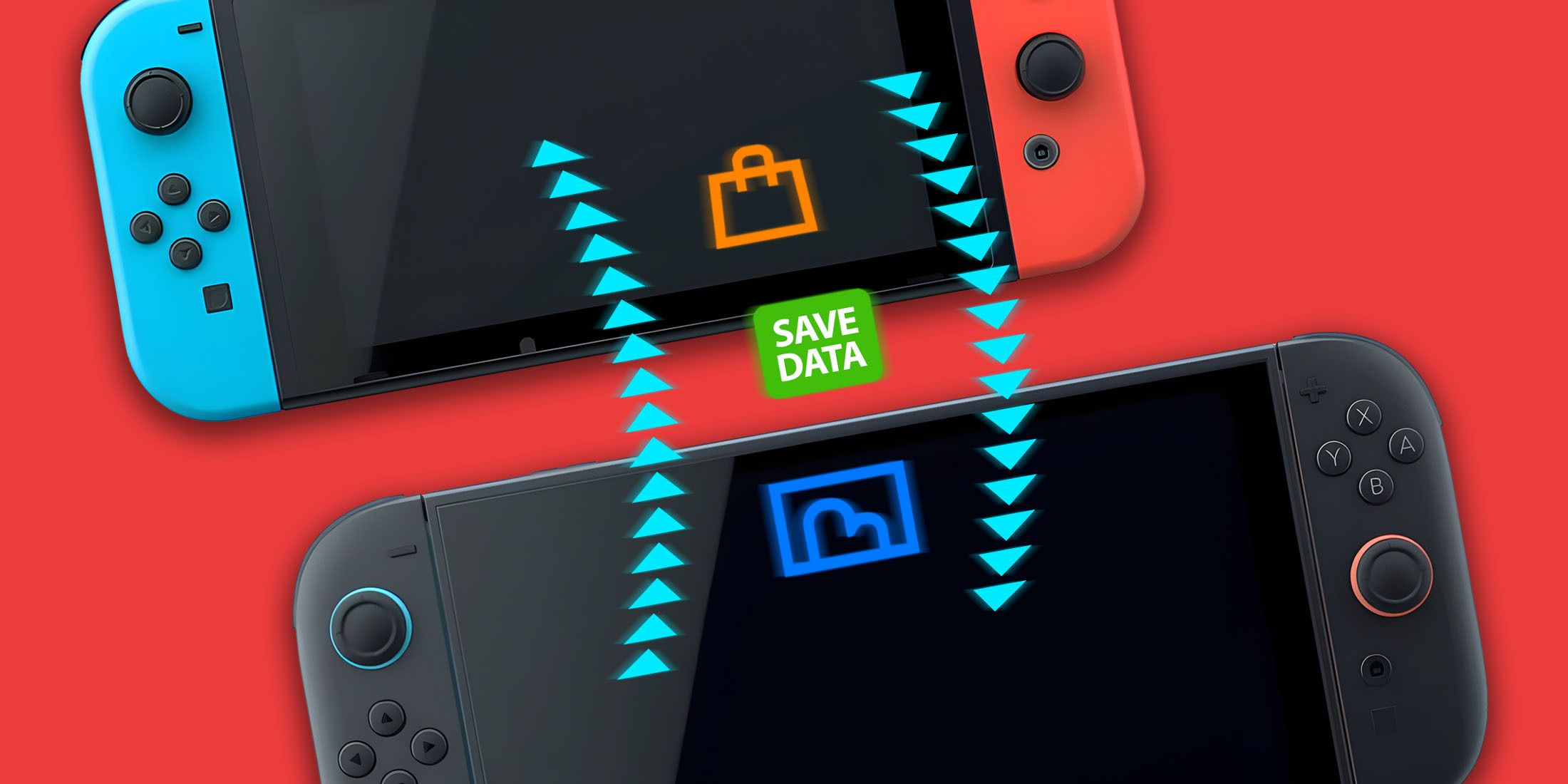 switch to switch 2 data transfer