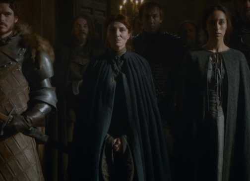 Talisa and Catelyn Stark in Game of Thrones