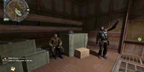 Talking to Sultan in Skadovsk Stalker Call of Pripyat