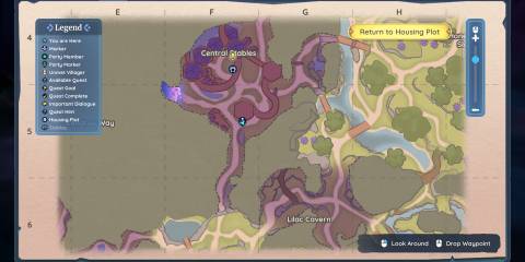 Image of Tamala's Potion Shop on the map in Palia