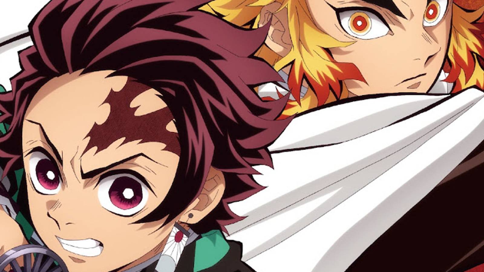 picture: tanjiro and rengoku in demon slayer.