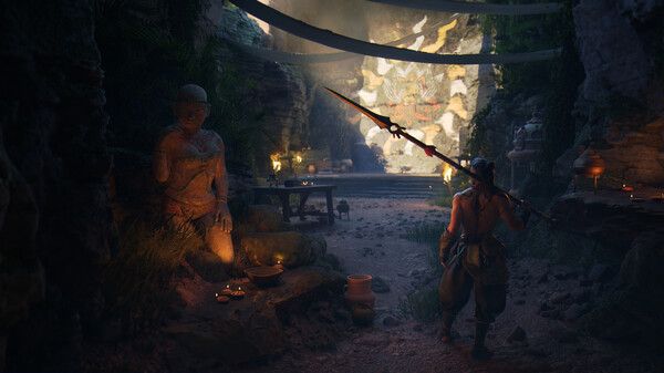 the age of bhaarat statue