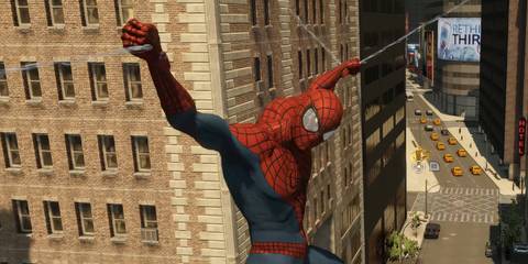 The Amazing Spider-Man 2 web-swinging