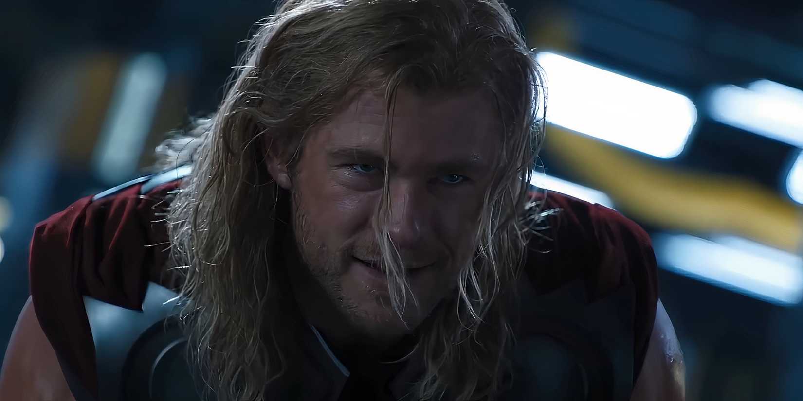 Thor smirking in The Avengers