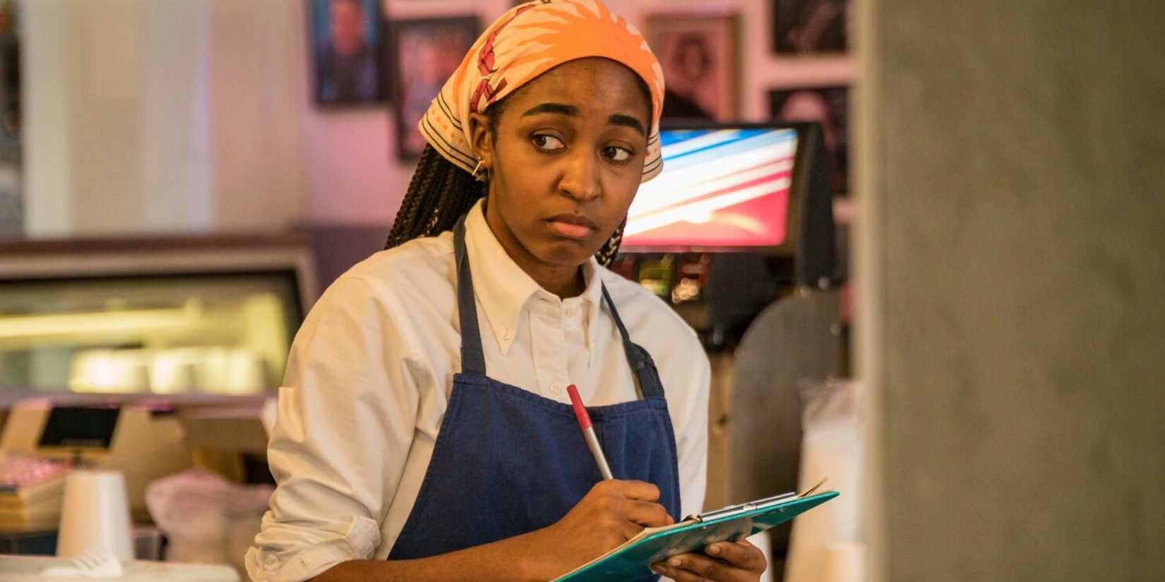 Sydney Adamu (Ayo Edebiri) on The Bear