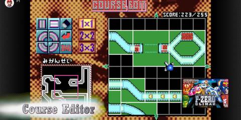 The Course Editor on Nintendo Switch Online - F-Zero Climax
