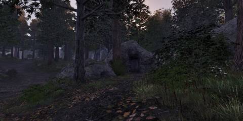 Greenmead cave exterior