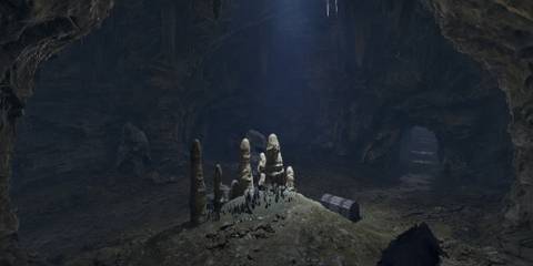 Greenmead cave interior