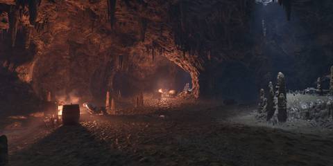 Rockmilk Cave interior