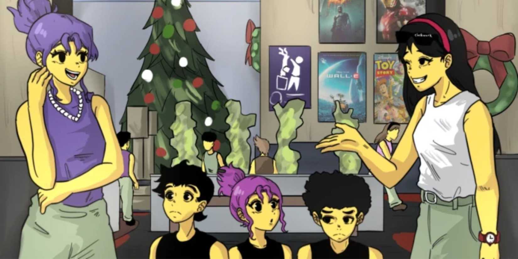 The Mall Game characters