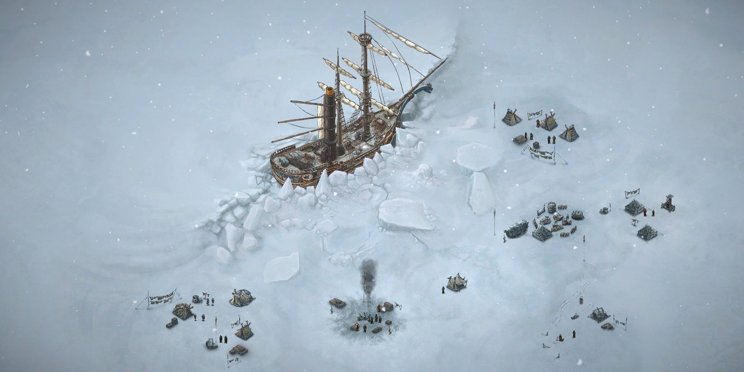 The Pale Beyond ship in the Ice