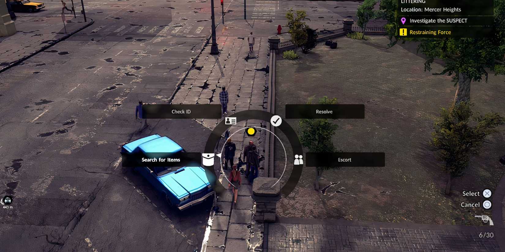 The Precinct Non-lethal force