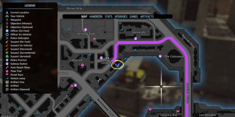 the-precinct-rare-vehicle-gran-detroit-turbo-map-location