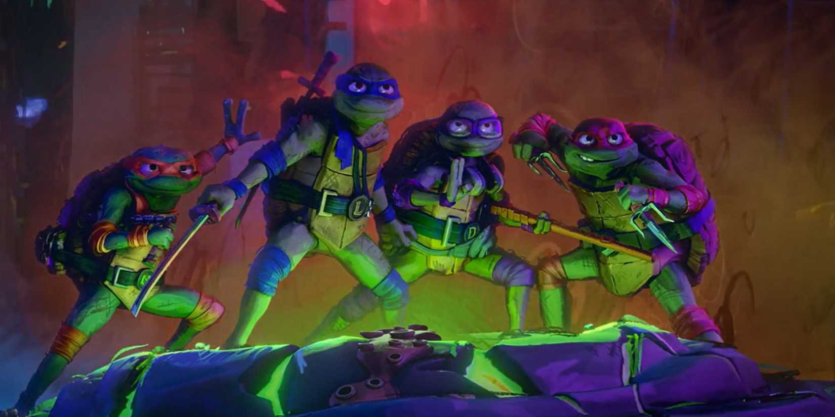 The turtles are ready for the final battle - Teenage Mutant Ninja Turtles Mutant Mayhem