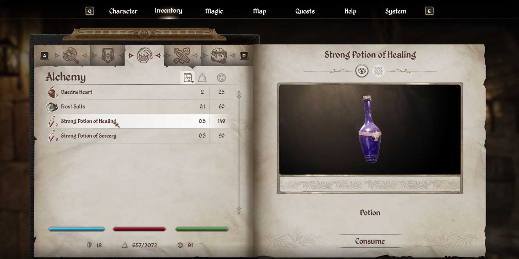Oblivion Remastered Potion