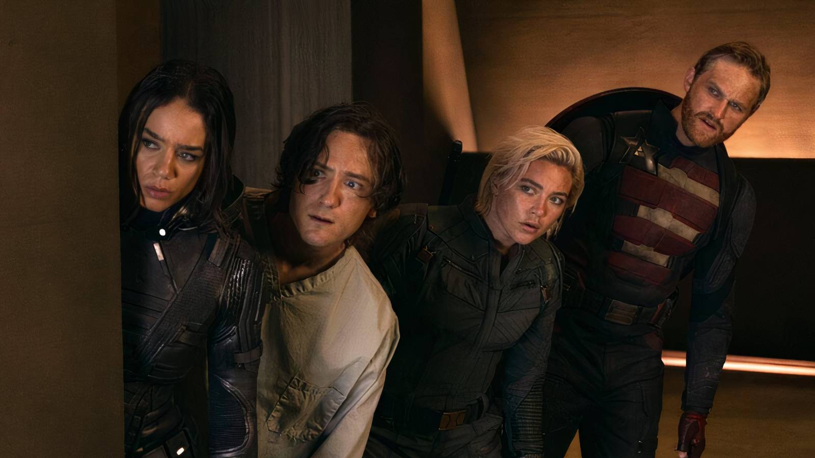 Thunderbolts team staring 