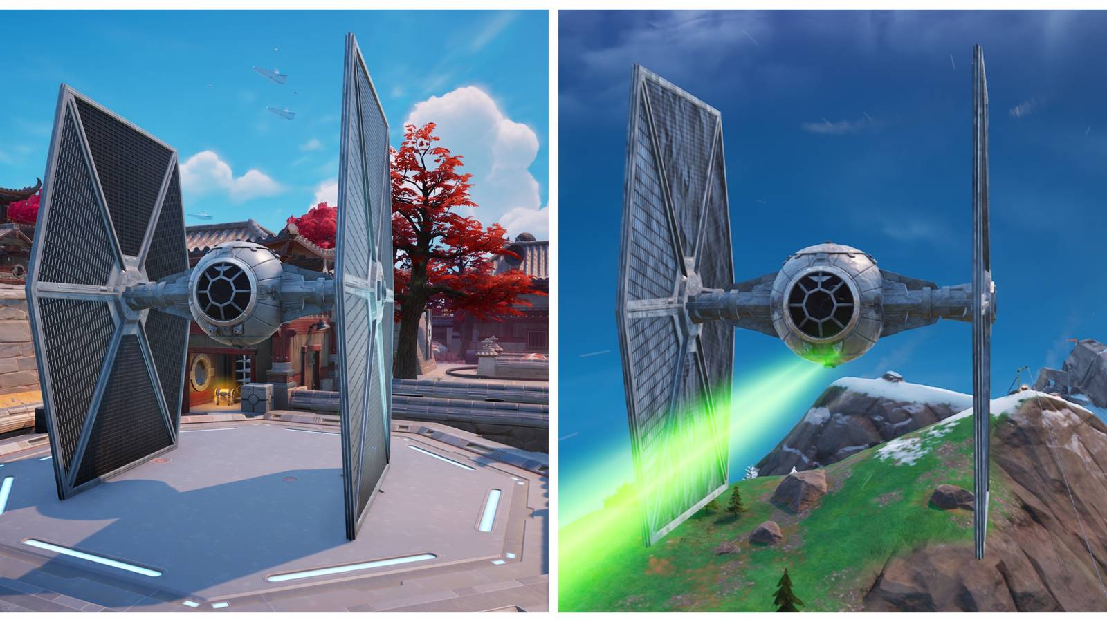 TIE Fighters in Fortnite