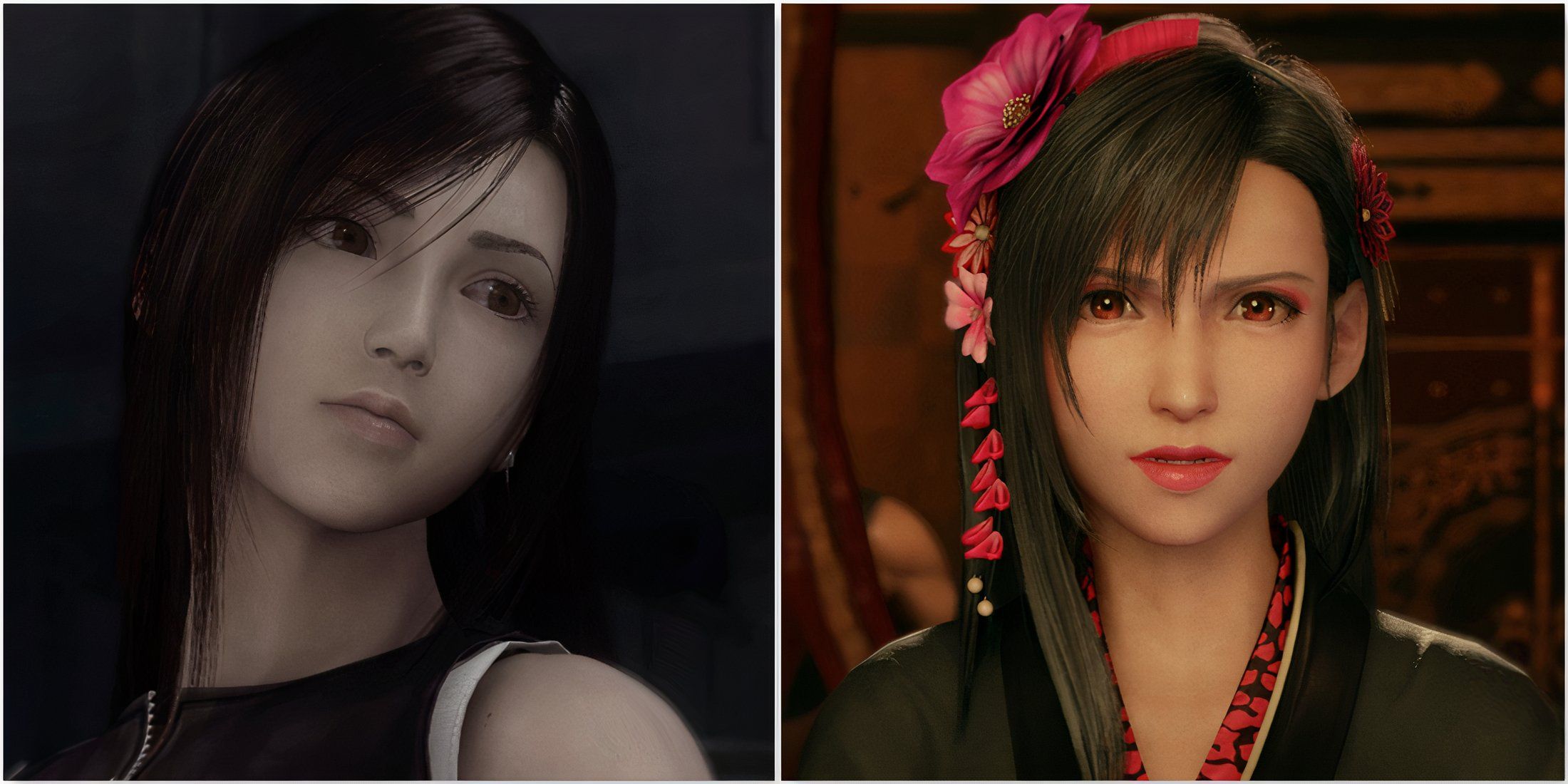 Tifa in Advent Children and Final Fantasy 7 remake