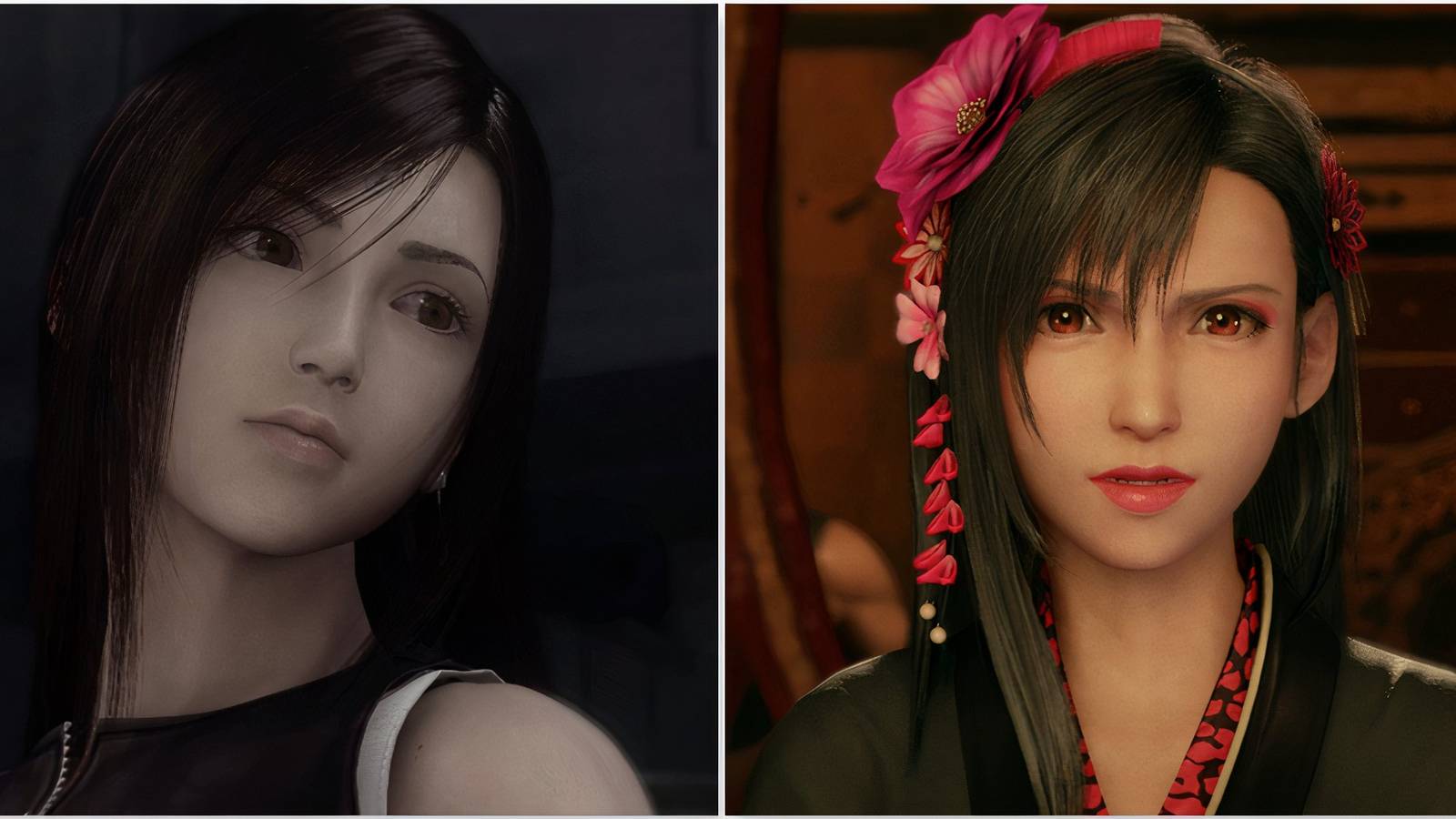 Tifa in Advent Children and Final Fantasy 7 Remake