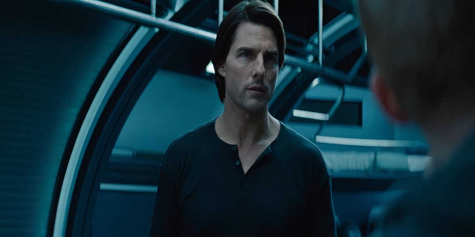 Tom Cruise as Ethan Hunt in Mission Impossible Ghost Protocol
