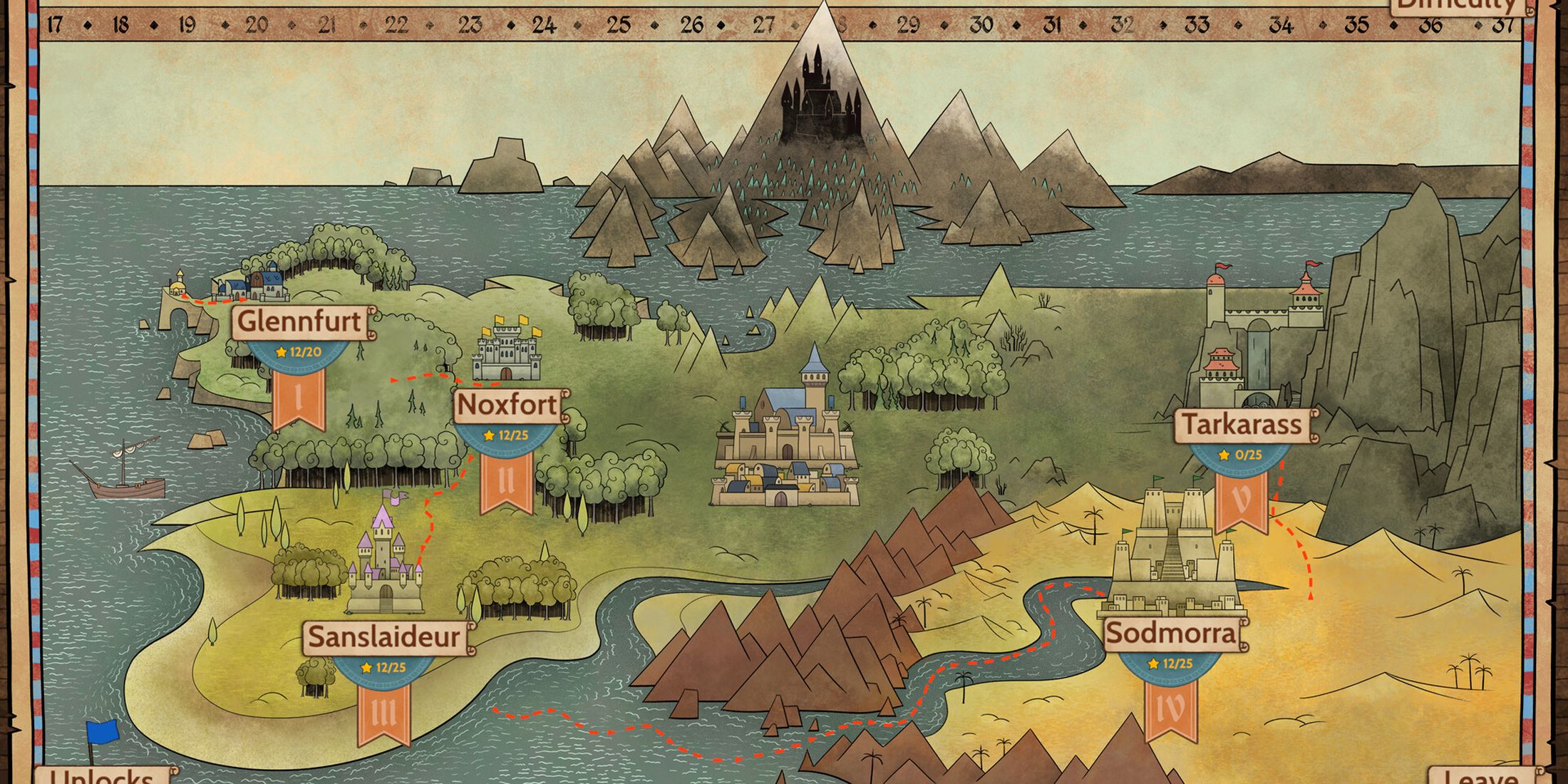 touch type tale map